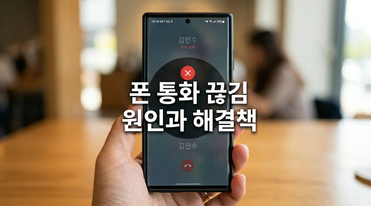 폰 통화 끊김 이유, 5가지 원인과 해결법 완벽 가이드
