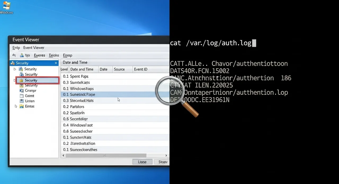 초보자도 따라하는 보안 로그 확인 실전 가이드 (Windows & Linux)