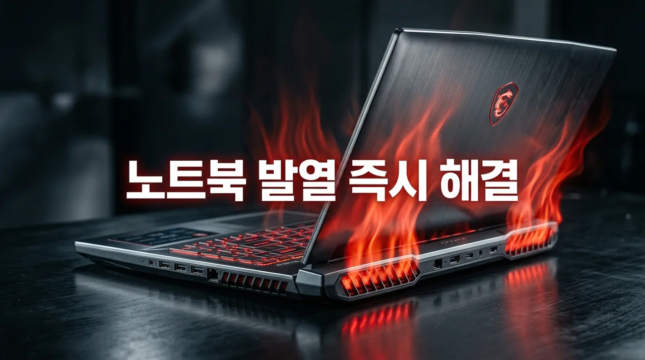 노트북 발열 해결, 방치하면 수명 단축? 5가지 즉시 해결법