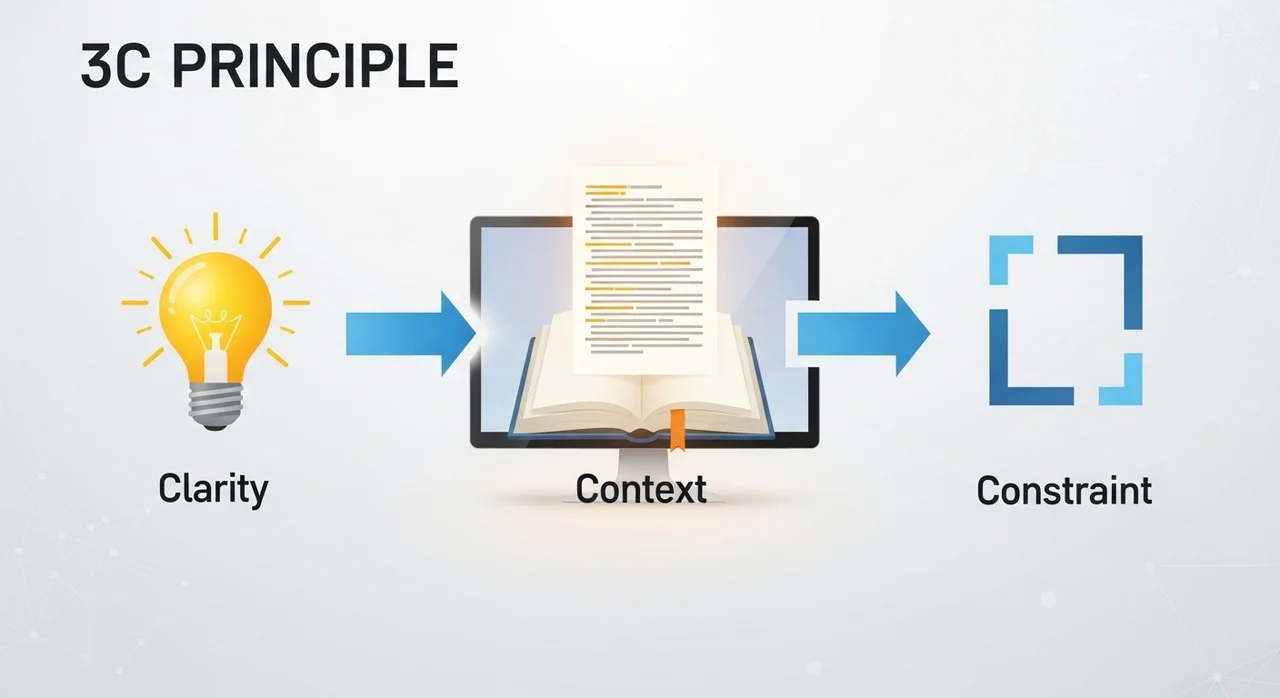 2. 텍스트 생성 AI 결과 개선 방법: 3C 원칙 활용하기