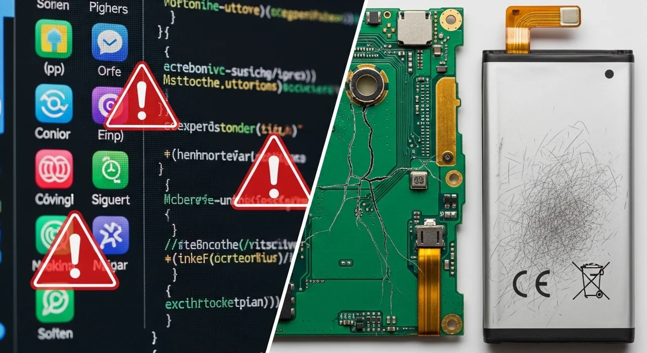 스마트폰 무한 재부팅의 주요 원인: 소프트웨어 vs 하드웨어