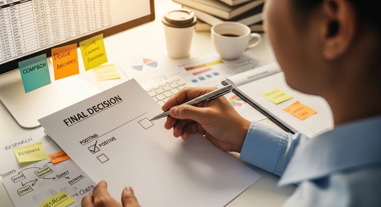 5단계: 최종 결정과 기록 - 최적의 선택과 미래를 위한 자산
