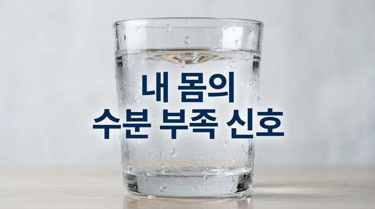 몸이 보내는 탈수 신호, 수분 부족 체크법 5가지와 권장량