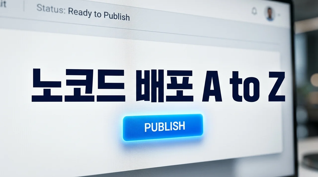 코딩 없이 앱 출시? 초보자를 위한 노코드 배포 방법 완벽 가이드