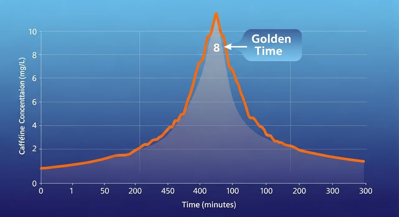 각성 효과 최고조! 카페인 흡수 시간 골든타임