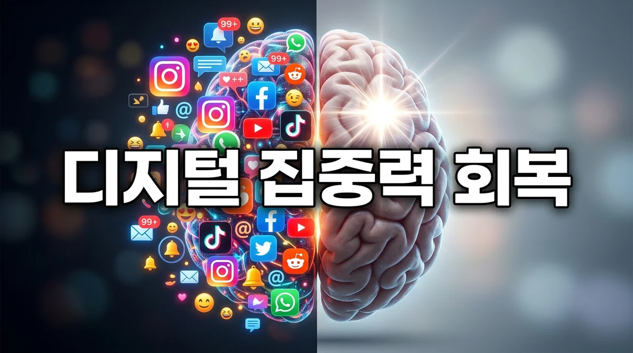 디지털 집중력 저하, 뇌를 깨우는 5가지 과학적 방법