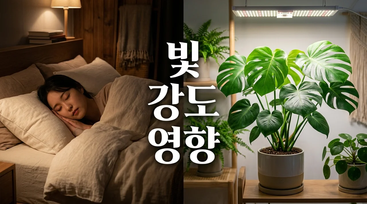 빛 강도 영향: 당신의 수면, 건강, 식물 성장을 좌우하는 비밀
