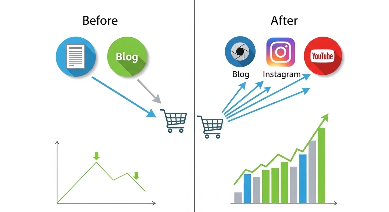 성공 사례: 유입 구조 변화에 성공적으로 대응한 온라인 쇼핑몰