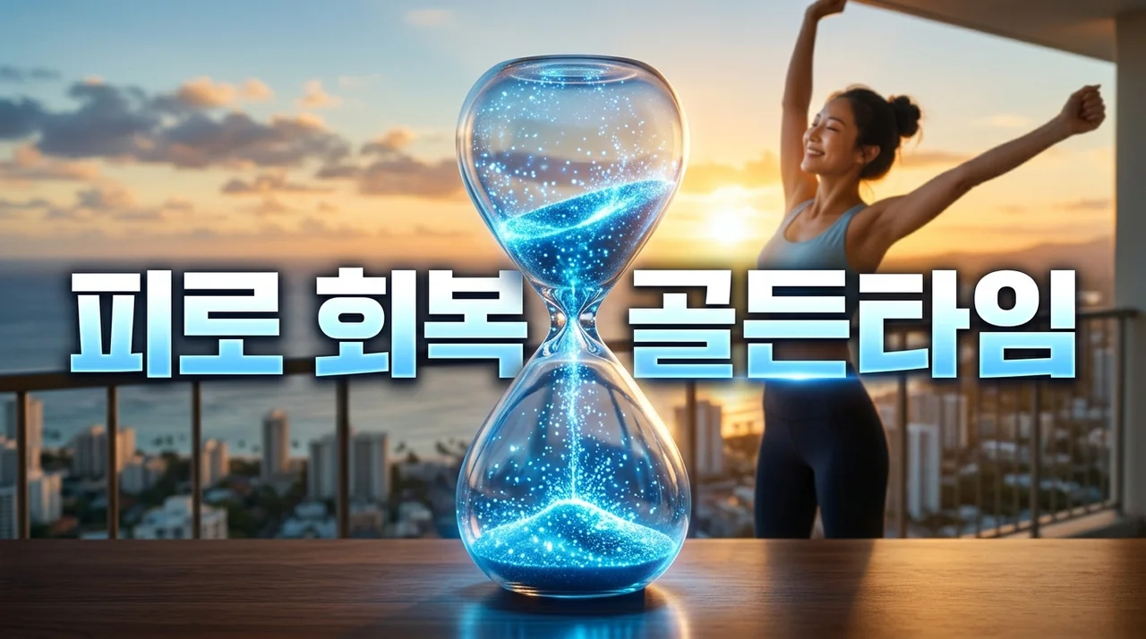 피로 회복 타이밍, 골든타임을 놓치면 만성피로 됩니다!