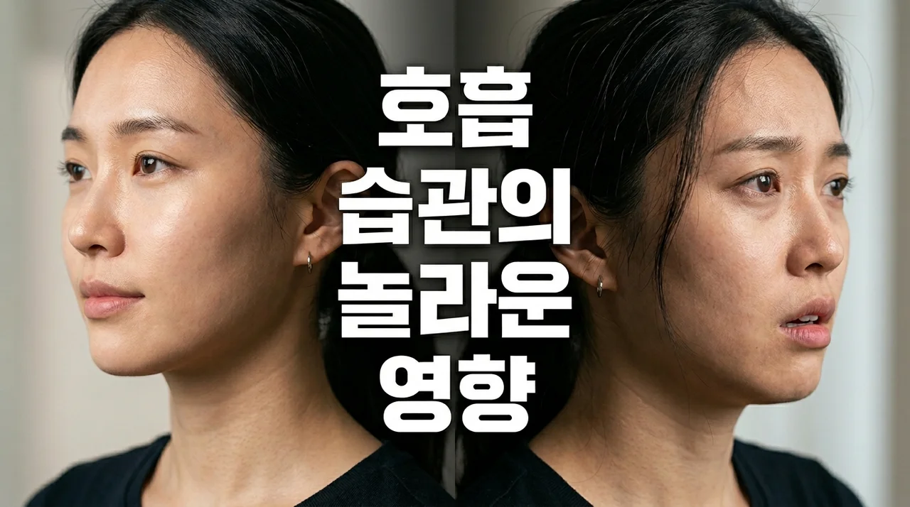 입으로 숨쉬면 얼굴 변형? 호흡 습관이 건강에 미치는 영향 총정리