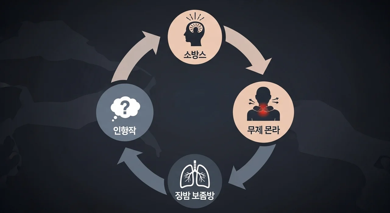 악순환의 고리: 긴장이 호흡을 망치고, 호흡이 긴장을 부른다