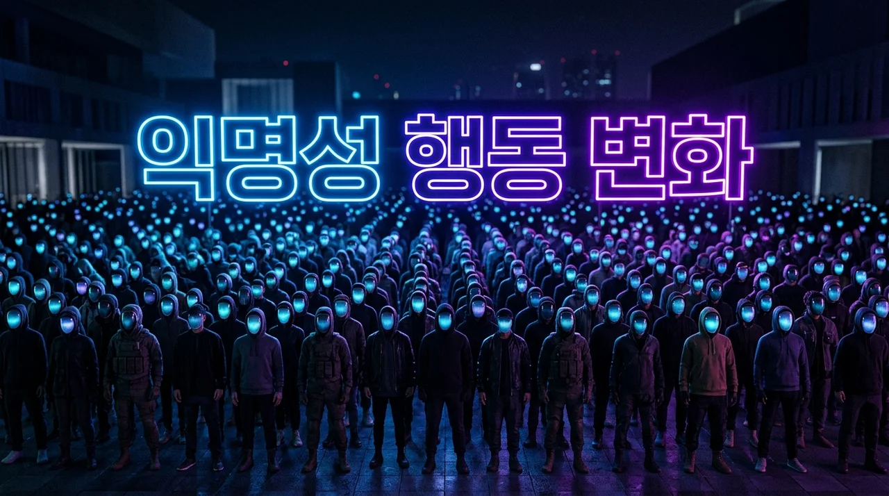 익명성 행동 변화: 온라인 가면 뒤, 당신은 누구입니까?