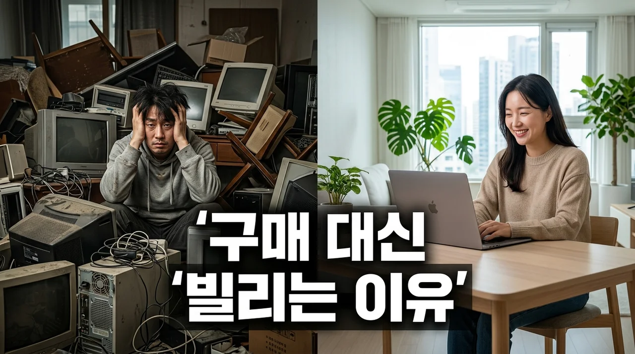 소유의 종말? 구매 대신 빌리는 이유 5가지 (렌탈 경제 완벽 가이드)