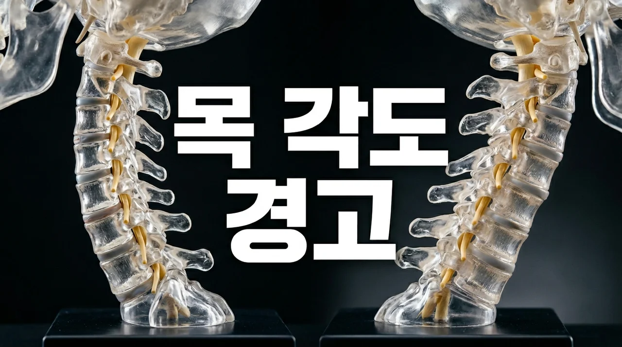 목 각도의 중요성, 방치하면 턱선부터 전신 건강까지 무너집니다