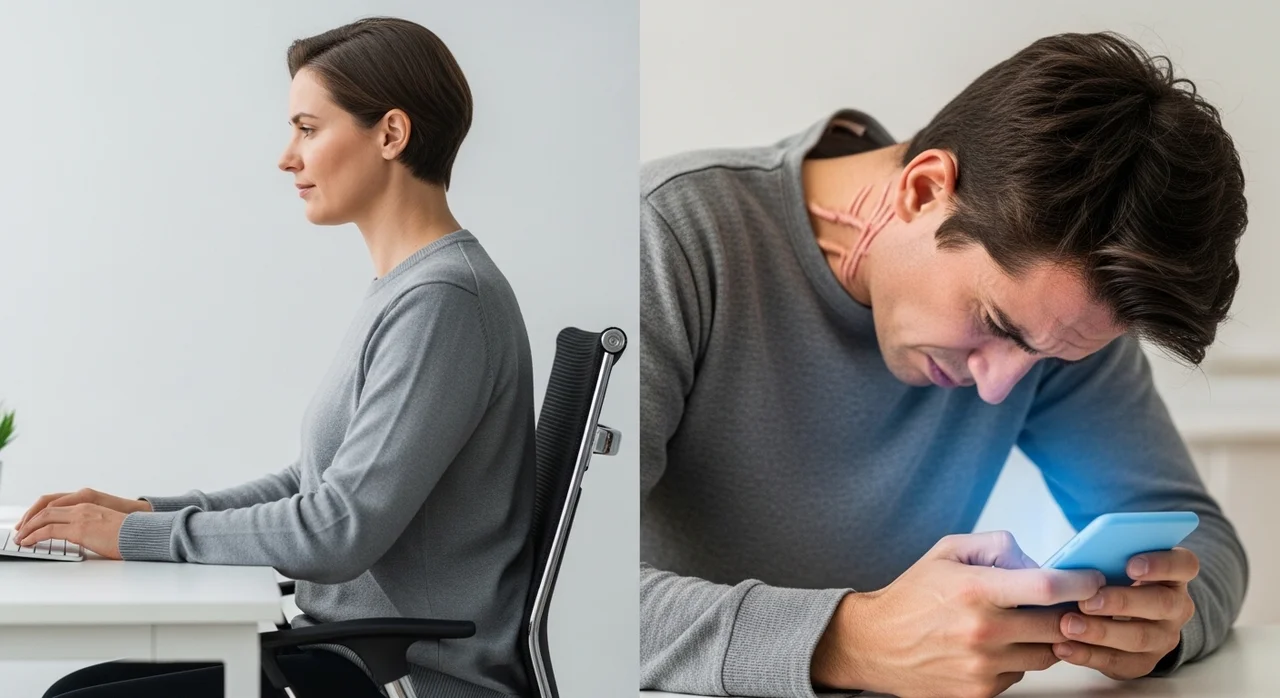 당신의 목, 지금 어떤 각도인가요? 무심코 넘긴 습관의 대가