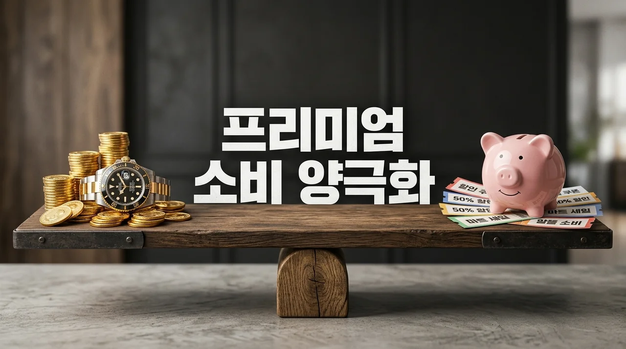 프리미엄 소비 양극화: '중간'이 사라진 시대, 생존 전략은?