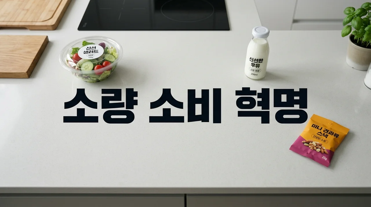 1인 가구 시대, '소량 소비'가 늘어나는 5가지 핵심 이유