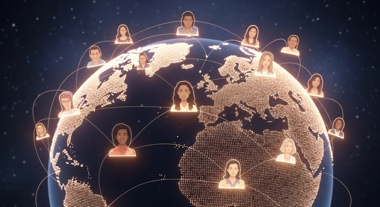 온라인 관계의 빛: 시공간을 초월한 연결