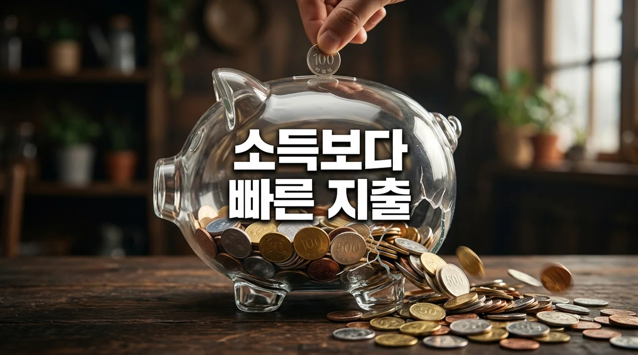 월급은 그대로인데 왜 지출만 늘까? 소득보다 지출이 빠른 5가지 이유