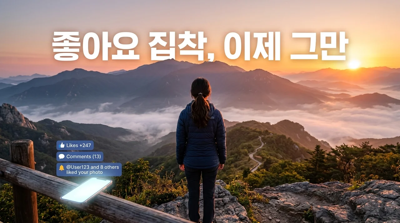 좋아요 숫자에 우울하다면? SNS 집착 줄이고 자존감 높이는 법