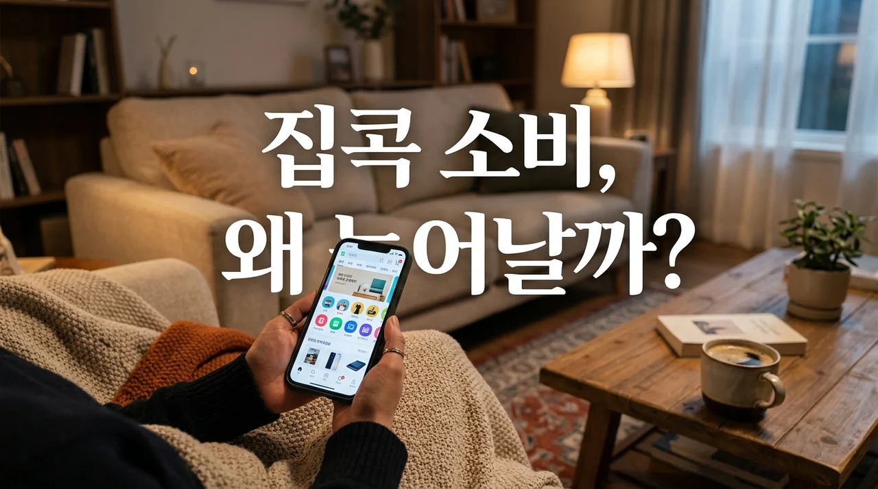 집콕 소비 늘어나는 이유, 단순 트렌드를 넘어선 5가지 핵심