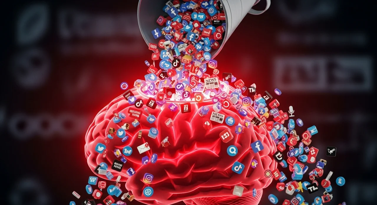 과학적 원인 2: 뇌를 고갈시키는 '정보 과부하'