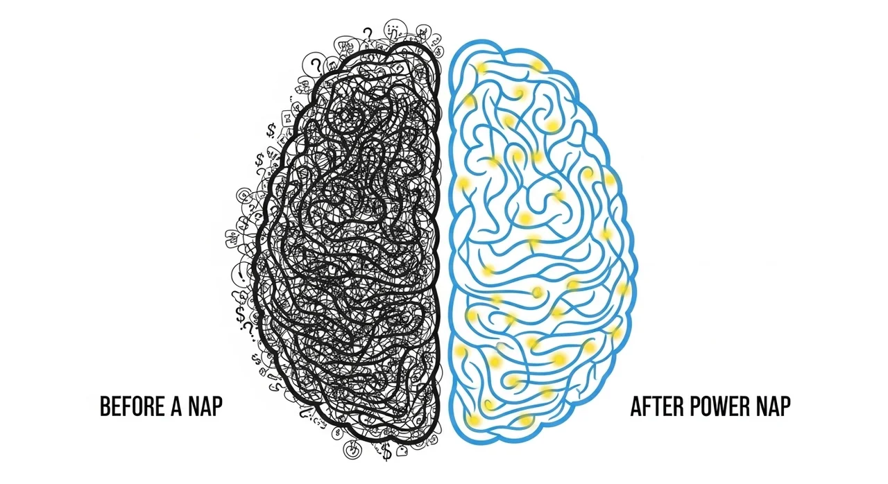 낮잠의 과학: 짧은 잠이 뇌를 재부팅하는 원리