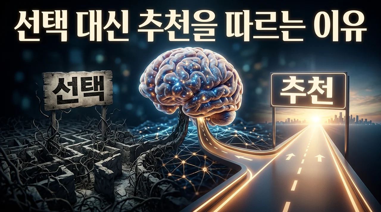 결정장애 필독! 선택 대신 '검증된 추천'을 따르는 똑똑한 소비 심리