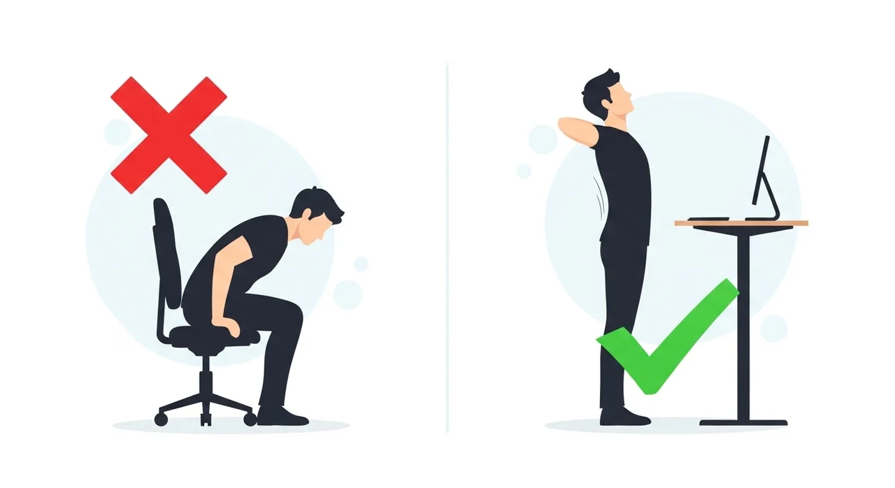 앉는 것보다 낫다? 서 있는 것의 숨겨진 이점