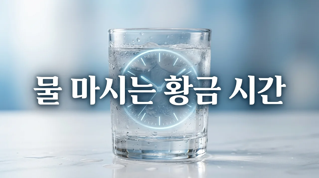 물 마시는 타이밍: 건강을 바꾸는 황금 시간대 완벽 가이드