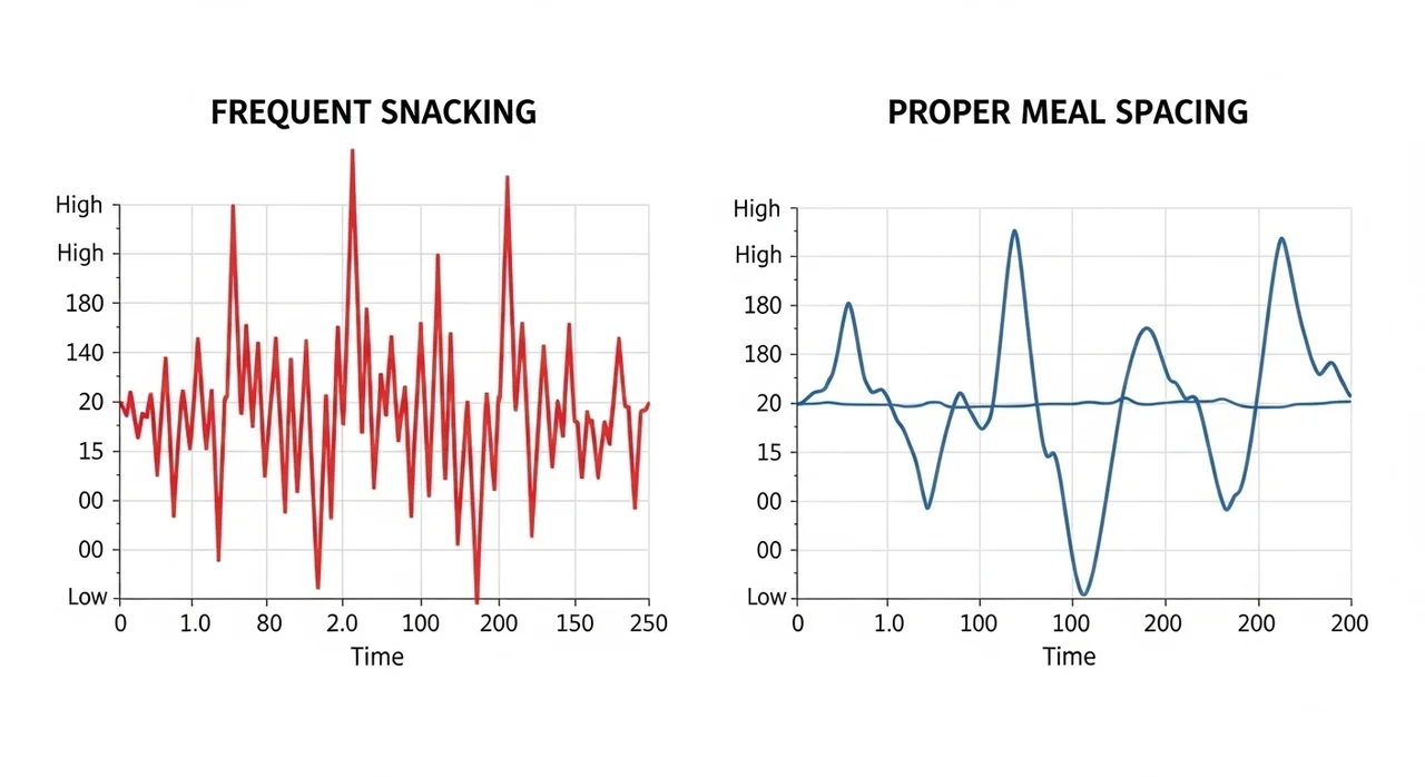 체중 관리와 식사 간격의 상관관계