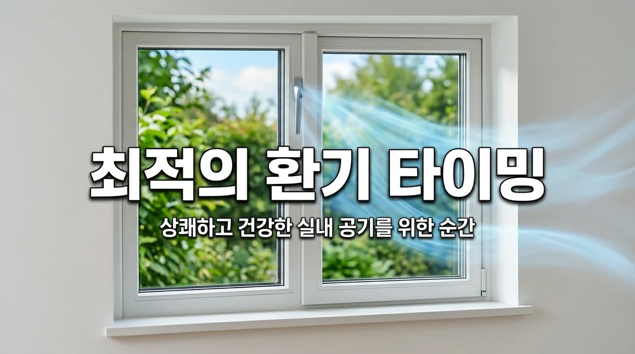 환기 타이밍, 잘못하면 독! 건강을 위한 골든타임은 언제?