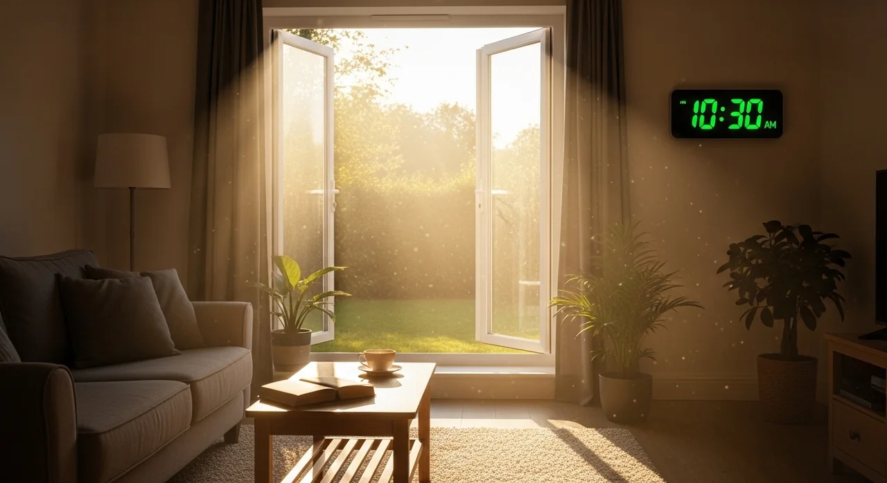 하루 중 환기를 위한 '골든타임'은 따로 있다