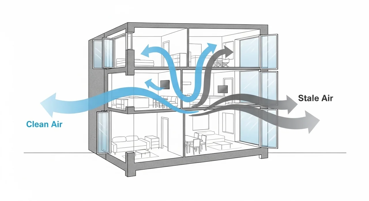 환기 효과를 200% 높이는 꿀팁