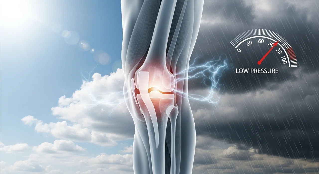 쑤시고 뻣뻣한 관절: 날씨 탓일까?