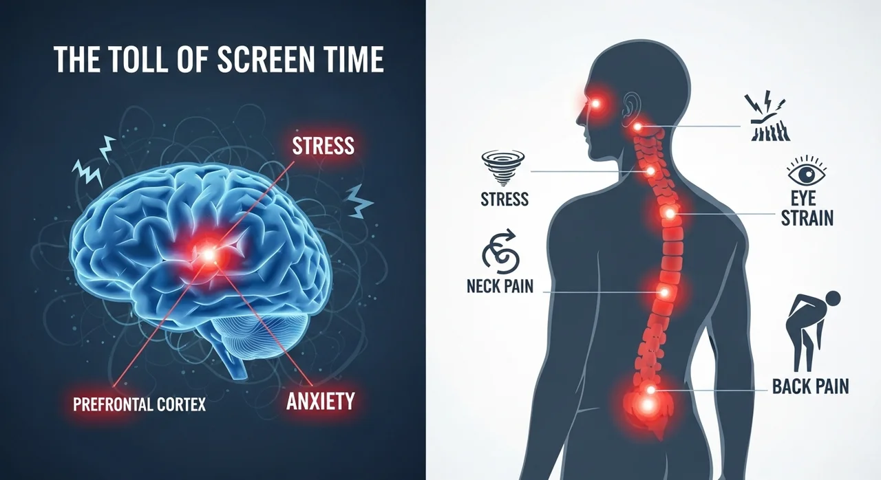 디지털 과부하가 우리 몸과 마음에 미치는 영향