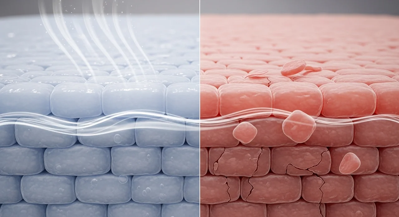 피부 트러블의 숨은 원인? 공기 순환과 피부 장벽