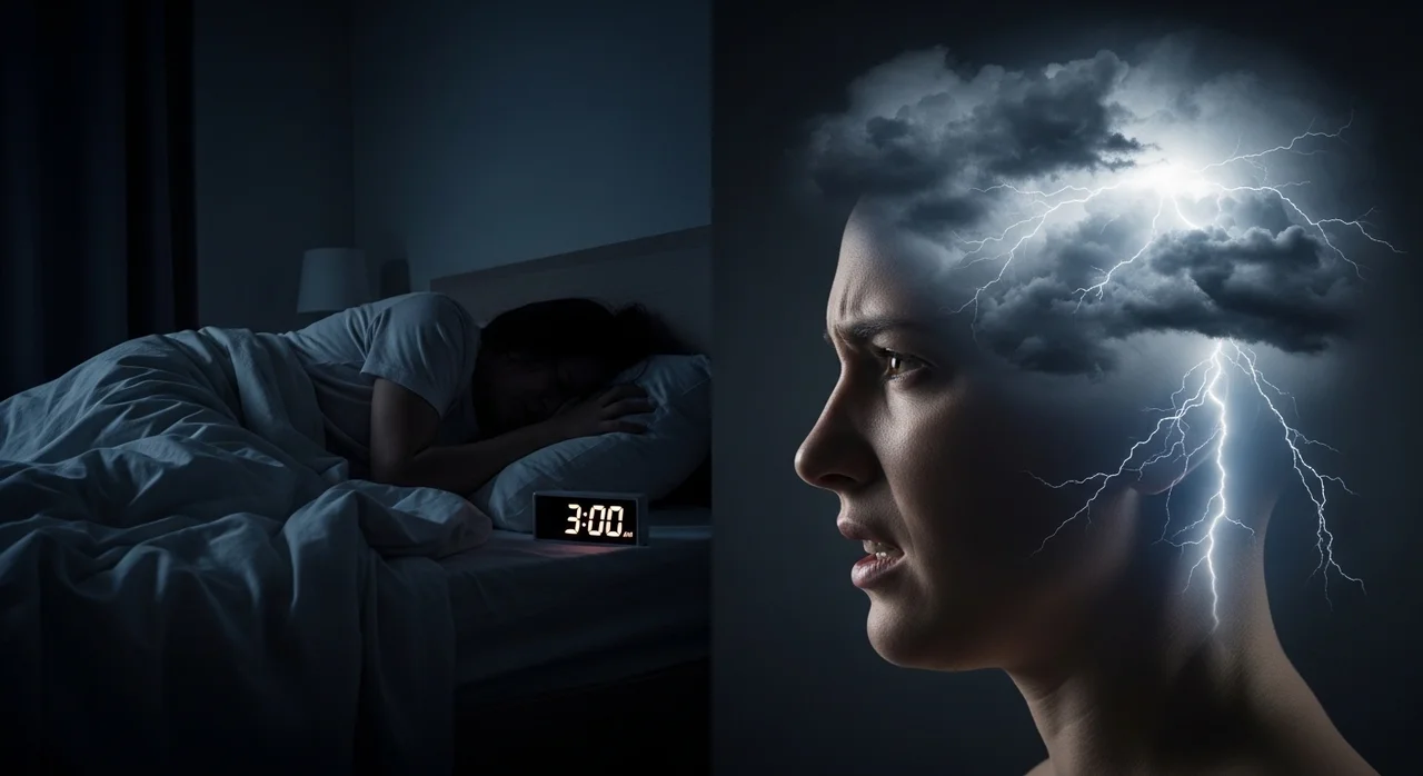 신호 3: 불면증과 롤러코스터 같은 감정 기복