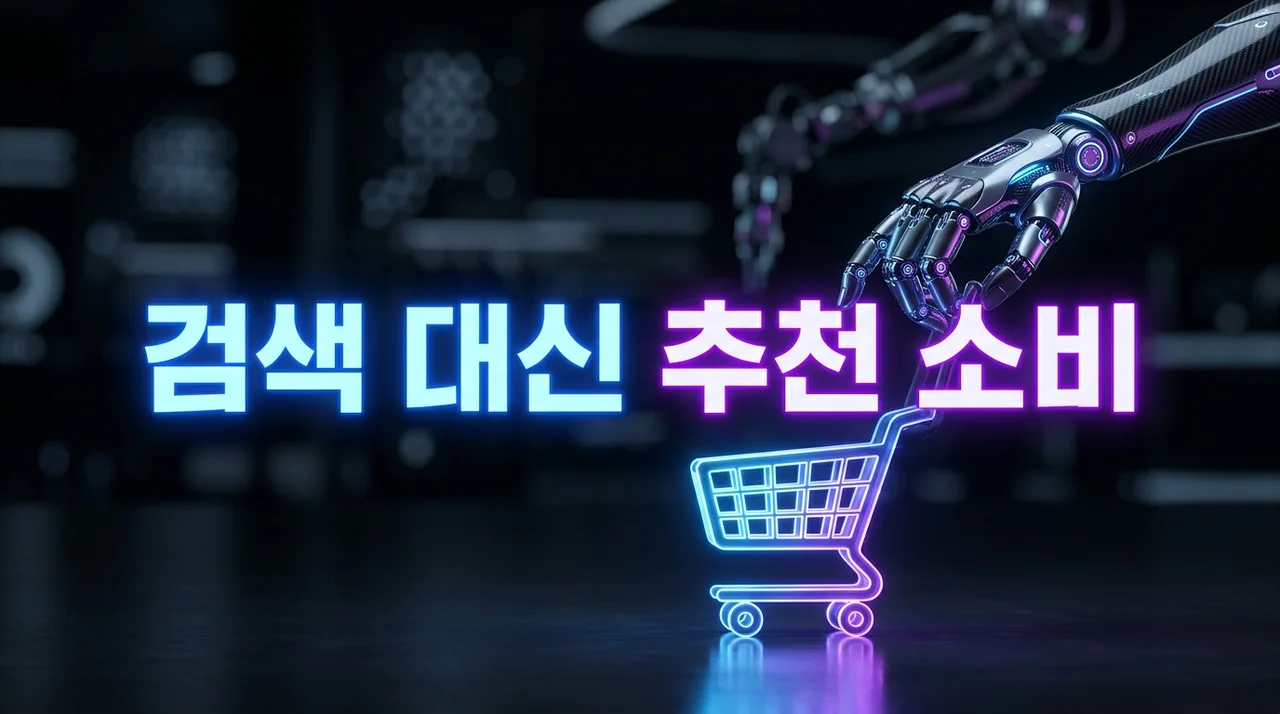 검색 대신 추천 소비 시대: AI가 바꾸는 쇼핑의 미래