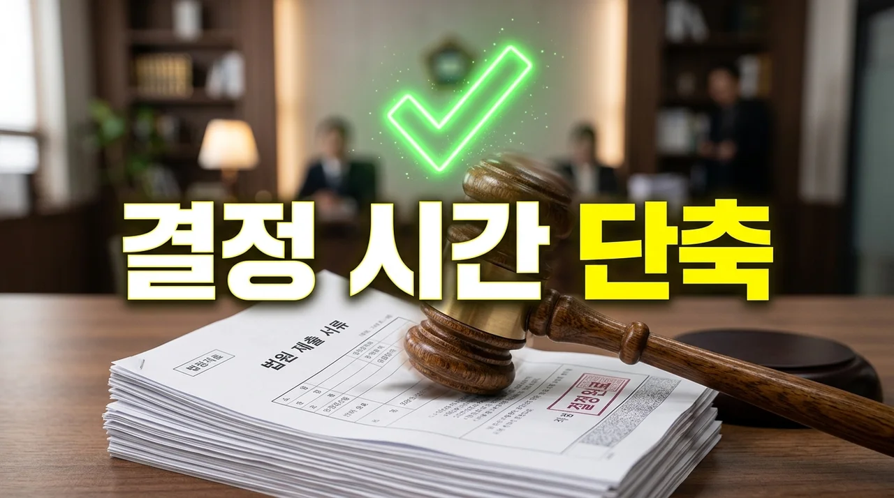 개인회생 결정 시간 단축이 중요한 진짜 이유 (핵심 전략 포함)