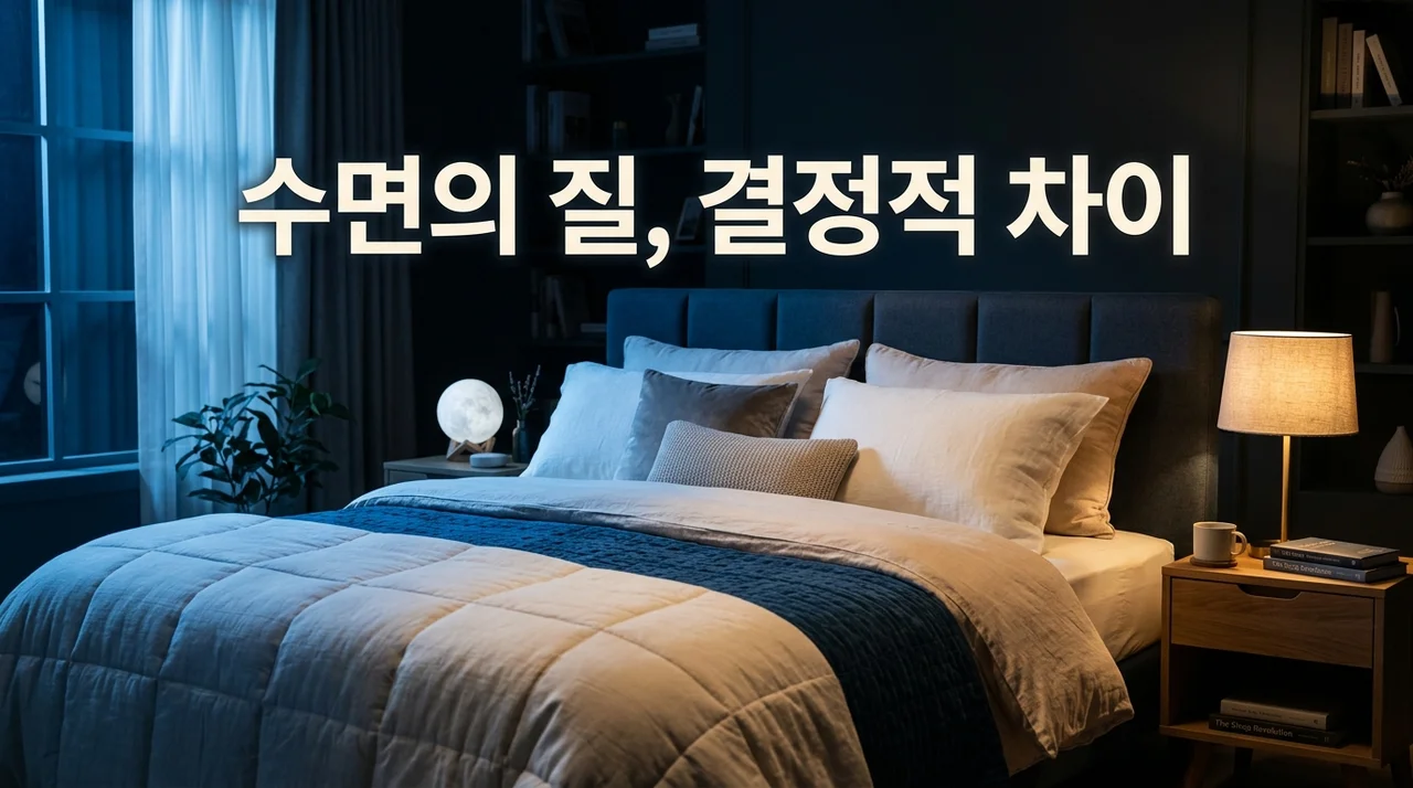 당신의 수면 질 차이, 매트리스와 사소한 습관이 결정합니다