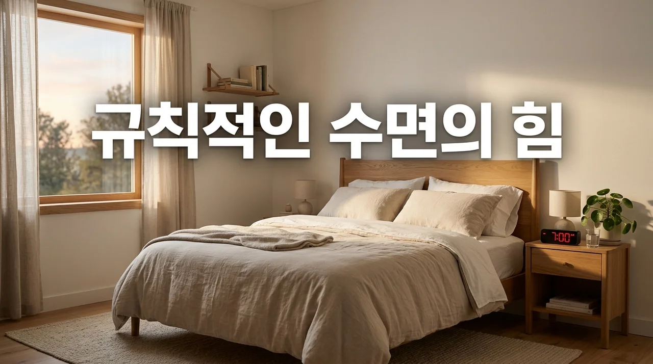 일정한 수면 시간, 당신의 몸과 뇌에 미치는 놀라운 영향