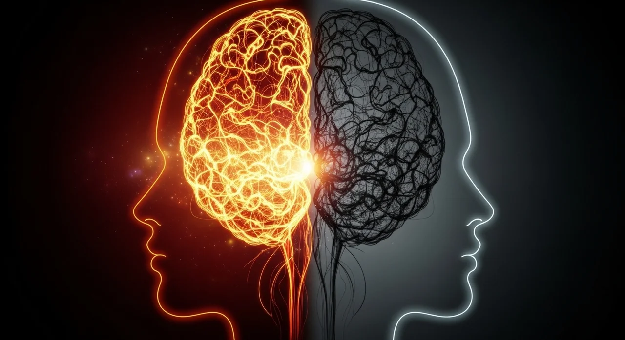 마음의 그림자: 빛 부족이 정신 건강에 미치는 영향