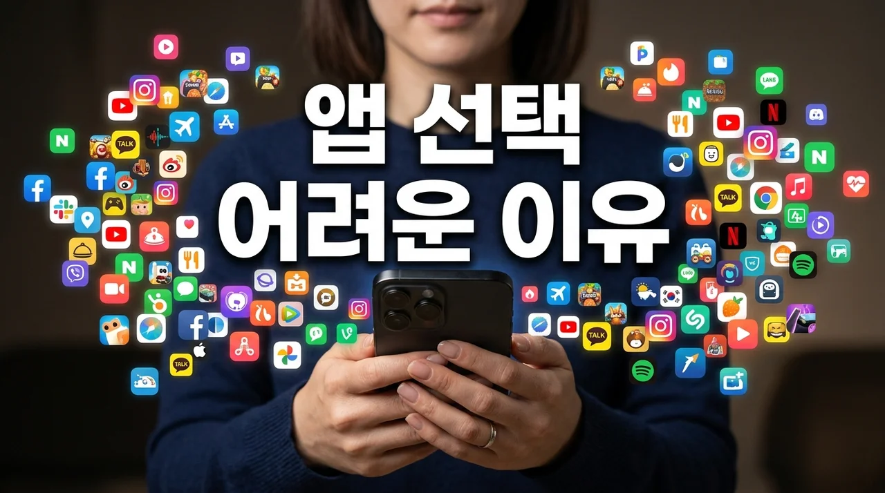 앱 선택 어려운 이유 5가지 분석 및 스마트한 어플 선택 가이드
