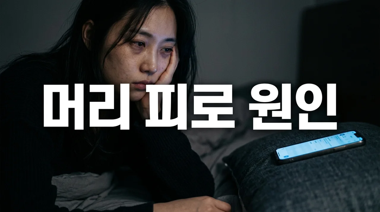 머리 피로 늘어난 이유 5가지와 뇌 건강 회복을 위한 필수 가이드