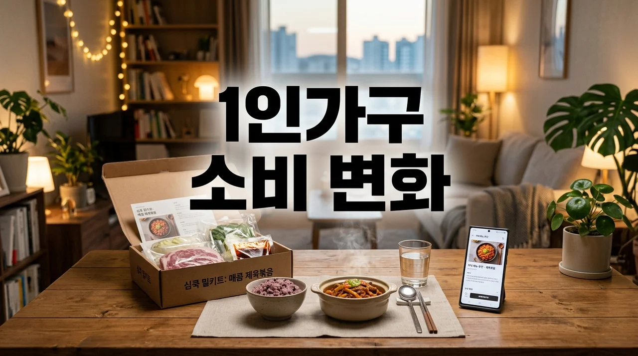 1인가구 소비 변화: 시장을 움직이는 5가지 핵심 트렌드와 전망