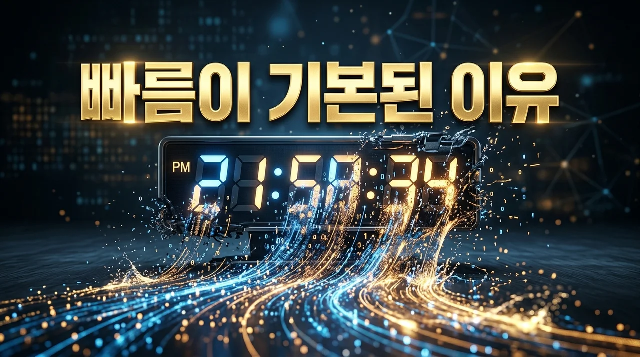 현대 사회에서 빠름이 기본된 이유: 효율성과 경쟁의 역사