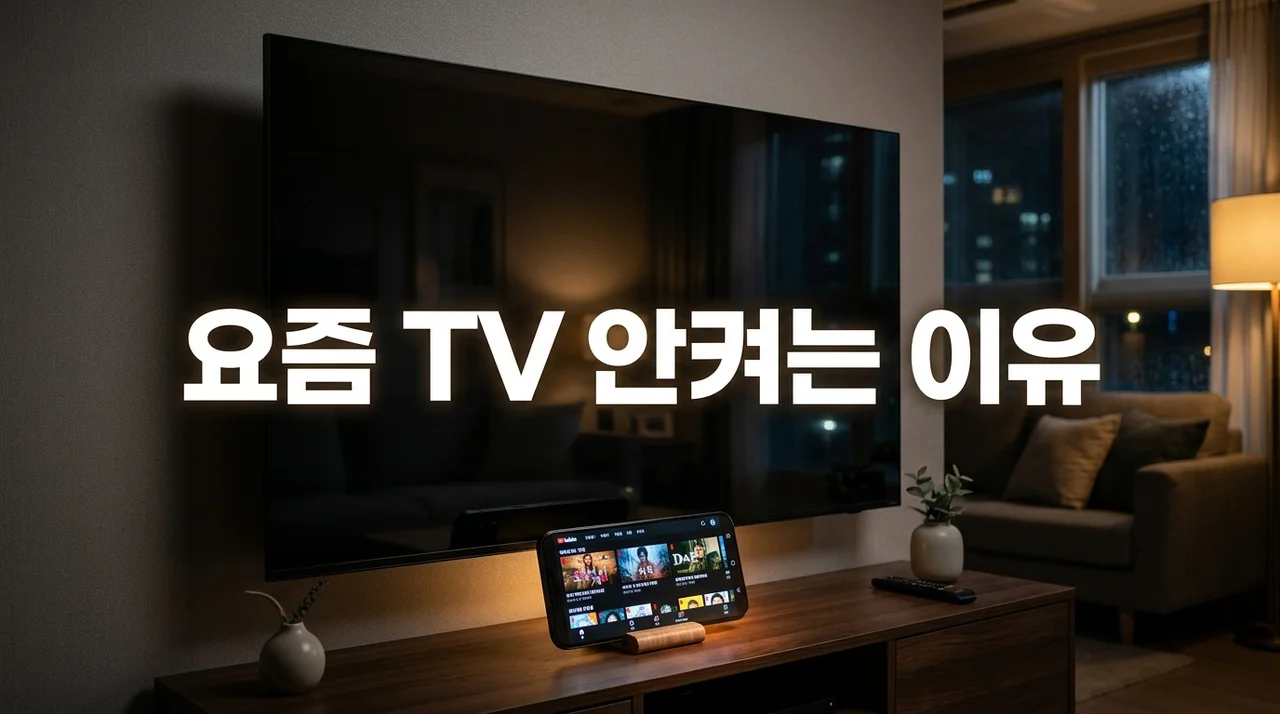 요즘 TV 안켜는 이유 5가지, OTT와 모바일이 바꾼 미디어 환경