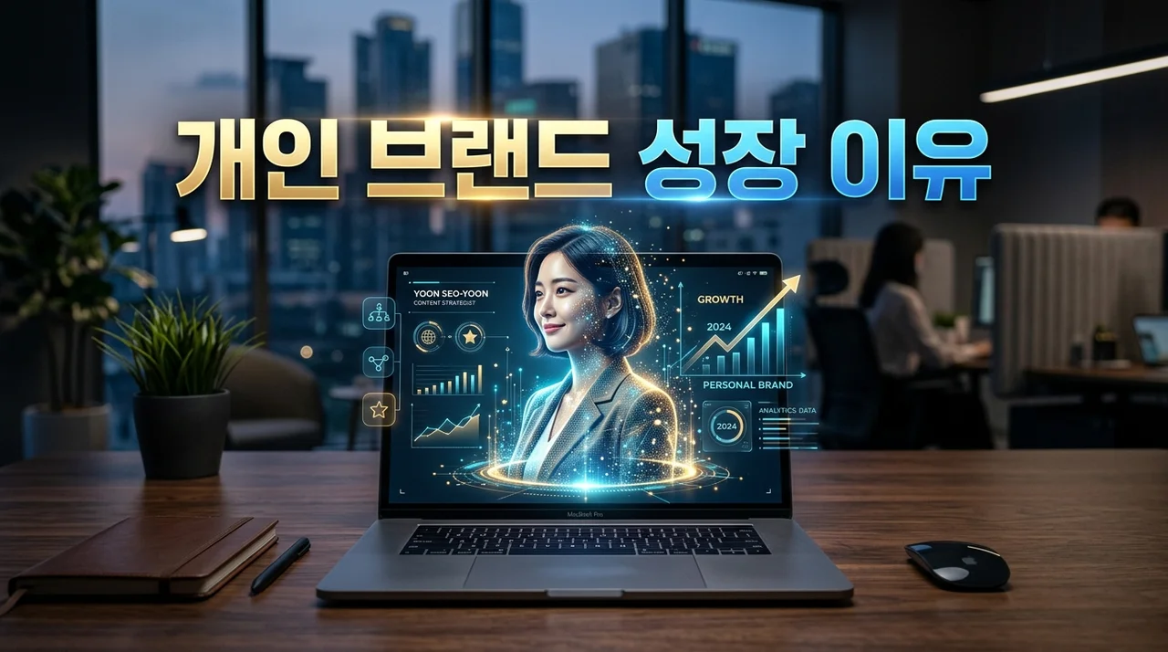 개인 브랜드 성장 이유: 2026년 커리어와 경제적 자유를 위한 필승 전략