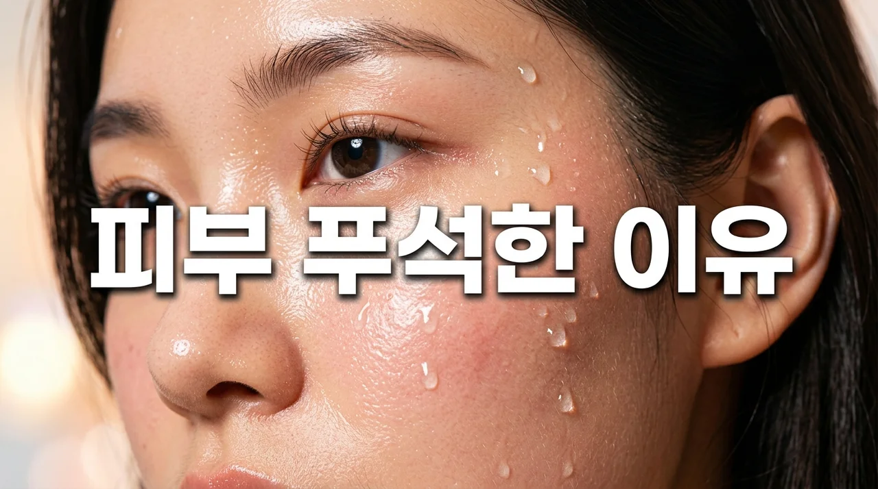 요즘 피부 푸석해진 이유 5가지와 피부 컨디션 회복법